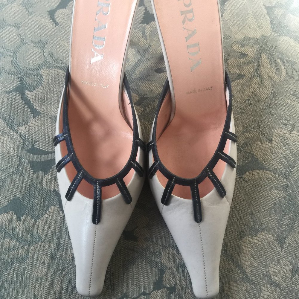 PRADA Pointed Toe Mule